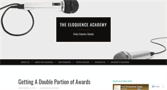 Desktop Screenshot of eloquenceacademy.com